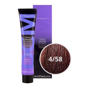 DCM Hair Color Cream Ammonia Free 4/58 Red 100ml