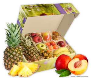 Obst-Geschenkbox Sommergruß von Hansen Obst