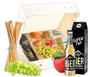 Obst-Geschenkbox Für Männer: Du bist der Beste von Hansen Obst