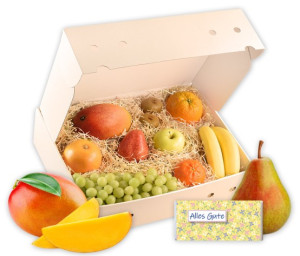 Obst-Geschenkbox Alles Gute von Hansen Obst