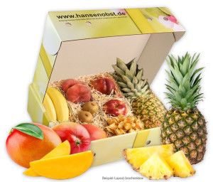 Obst-Geschenkbox Happy-Summer von Hansen Obst