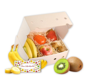 Obst-Geschenkbox Kleine Aufmerksamkeit von Hansen Obst