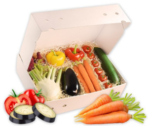 Obst-Geschenkbox Gemüsebox von Hansen Obst