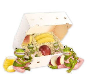 Obst-Geschenkbox Yoga-Power-Moments von Hansen Obst