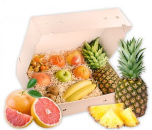 Obst-Geschenkbox Frühlingsgruß von Hansen Obst