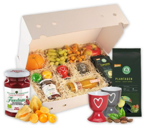 Obst-Geschenkbox Frühstück von Hansen Obst
