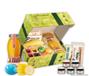 Obst-Geschenkbox Guter Start von Hansen Obst