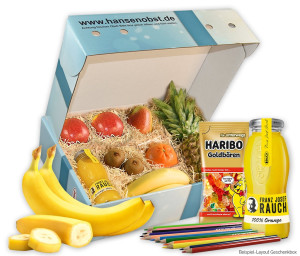Obst-Geschenkbox Happy-Kids von Hansen Obst