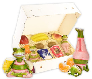 Obst-Geschenkbox Yoga-Up your Life von Hansen Obst