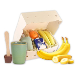 Obst-Geschenkbox Heiße Schoki in der Tasse von Hansen Obst