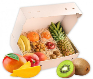 Obst-Geschenkbox Frühlingsboten von Hansen Obst