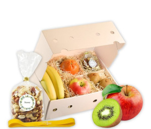 Obst-Geschenkbox Gute Vorsätze von Hansen Obst