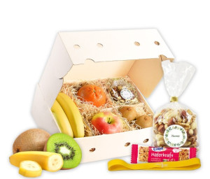 Obst-Geschenkbox Mitarbeitergesundheit von Hansen Obst