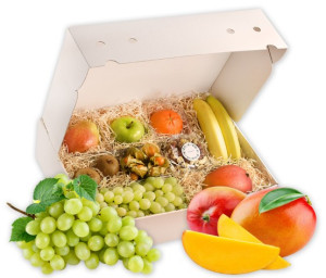 Obst-Geschenkbox Wellness von Hansen Obst