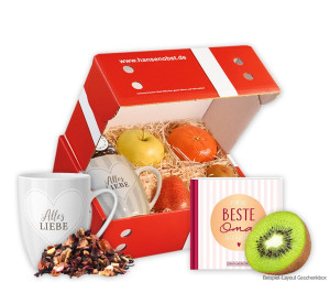 Obst-Geschenkbox Allerbeste Omi von Hansen Obst
