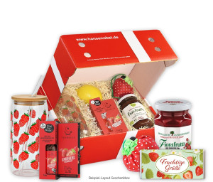 Obst-Geschenkbox Erdbeer-Box von Hansen Obst