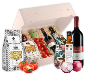 Obst-Geschenkbox Italienisches Pastagericht von Hansen Obst