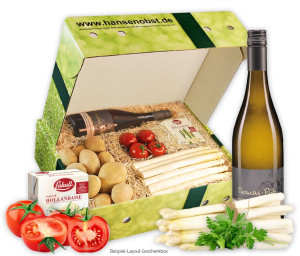 Obst-Geschenkbox Spargelwelt von Hansen Obst