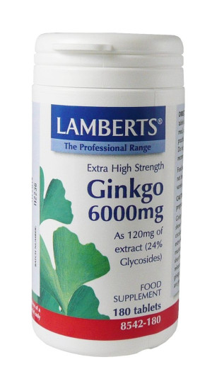 Lamberts Ginkgo 6000mg  - 180 Tabs