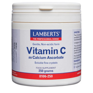 Lamberts Vitamin C as Calcium Ascorbate 250g - 250g