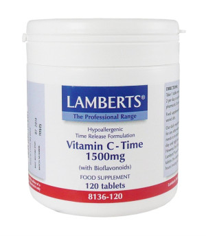 Lamberts Vitamin C Time Release 1500mg - 120 Tabs