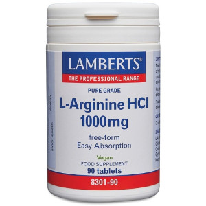 Lamberts L Arginine 1000mg - 90 Caps