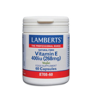 Lamberts Vitamin E 400iu - 60 Caps