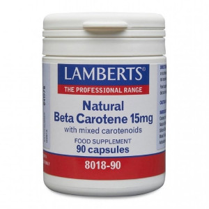 Lamberts Natural Beta Carotene 15mg - 90 Caps