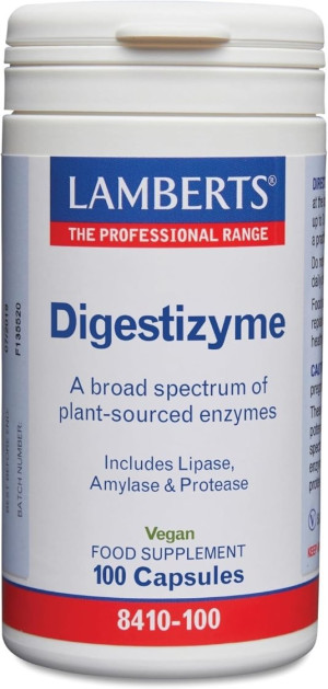 Lamberts Digestizyme   - 100 Caps