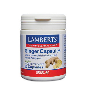 Lamberts Ginger Capsules - 60 Caps