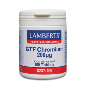 Lamberts GTF Chromium 200ug - 100 Caps