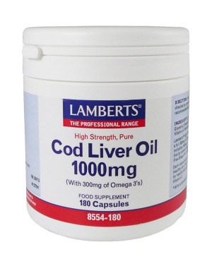 Lamberts Cod Liver Oil 1000mg - 180 Caps