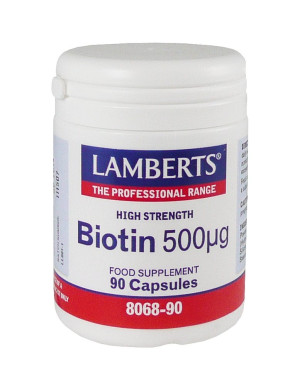 Lamberts Biotin 500ug - 90 Caps