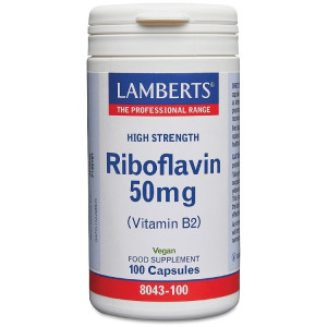 Lamberts Riboflavin 50mg - 100 Caps