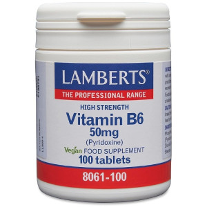 Lamberts Vitamin B6 50mg - 100 Tabs