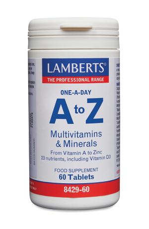 Lamberts A to Z Multivitamins & Minerals - 60 Tabs