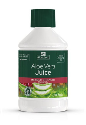 Aloe Pura Aloe Vera Juice Maximum Strength Cranberry - 500ml