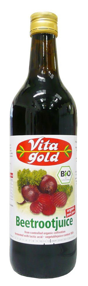 Vita Gold Juices Organic Beetroot Juice (case of 12) - 12 x 750ml