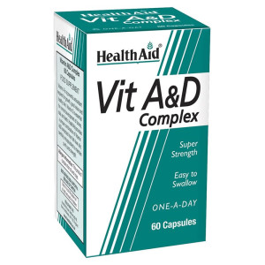 Health Aid Vitamin A & D Complex - 60 caps