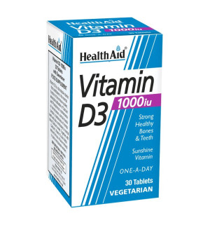 Health Aid Vitamin D3 1000iu - 30 Tabs
