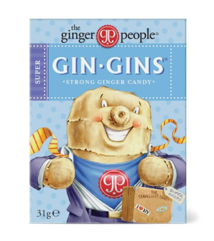 The ginger people Gin Gins Strong Ginger Candy - 31g