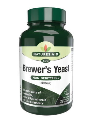 Natures Aid Brewers Yeast 300mg - 500 tabs