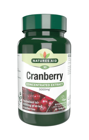 Natures Aid Cranberry 200mg - 30 tabs