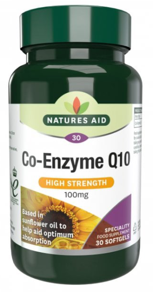 Natures Aid Co Enzyme Q10 100mg - 90 Softgels
