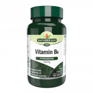 Natures Aid Vitamin B6 100mg - 100 tabs