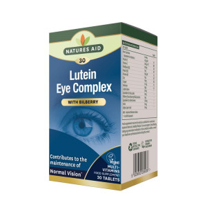 Natures Aid Lutein Eye Complex - 30 tabs *BBE 09/2026*
