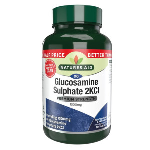 Natures Aid Glucosamine Sulphate 2KCl 1500mg - 90 tabs