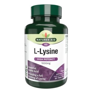 Natures Aid L-Lysine 1000mg - 60 Tabs