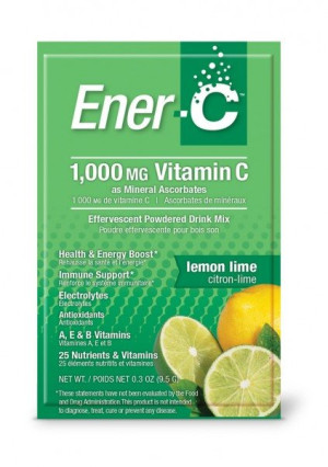 Ener-Life Ener-C Lemon Lime 1000mg Vitamin C - 30 Sachets