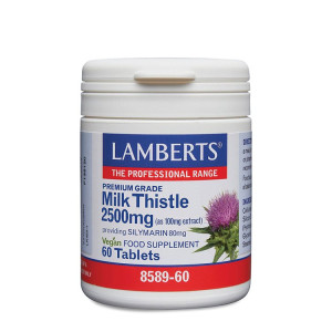 Lamberts Milk Thistle 2500mg  - 60 tabs